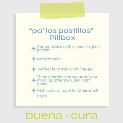 Pillbox "pa' las pastillas"